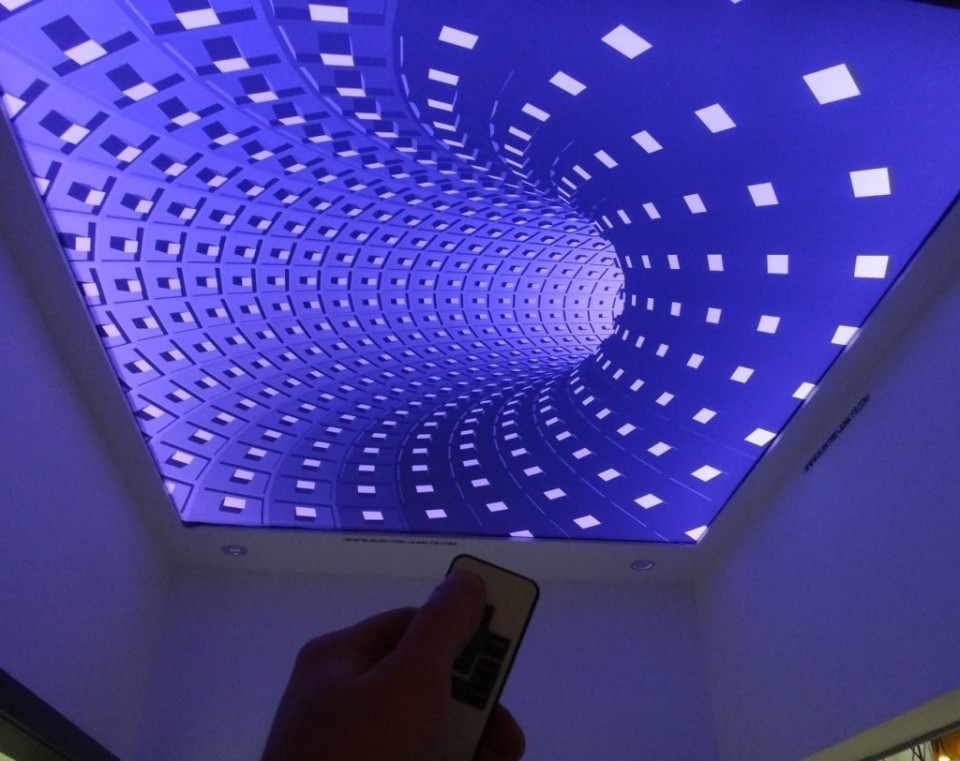 Заказать 3d натяжные потолки в г. Зима